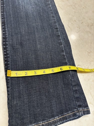 Grace in LA Blue Jeans Size 28 Women Juniors Mid-rise Straight Easy Fit Bling - 第 11/11 張圖片