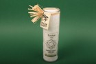 Chakra-Kerze "Reinheit - Weiß Lotus" weiß Lebensthema Geschenk Chakren