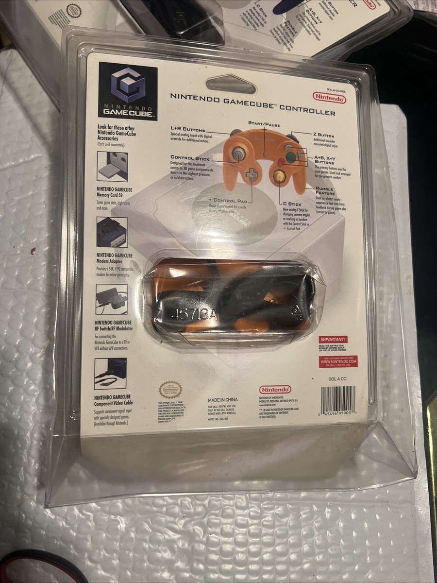 NINTENDO GAMECUBE OEM Controller Spice New SEALED Wear Packaging