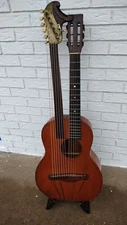 Circa 1896 G. A. Carlson Harp Guitar w/Bag! Only one known to exist! -LL