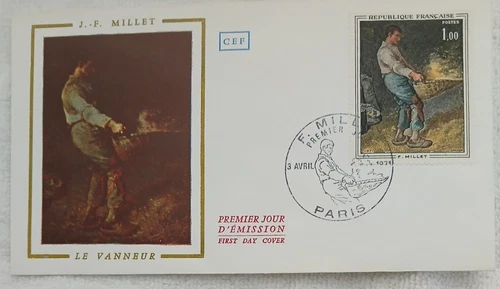 FRANCE 1971 J.F. MILLET - LE VANNEUR - FDC