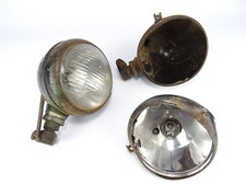 2 x Scheinwerfer Lampen (Ø150mm; defekt) vom Deutz D50 Traktor