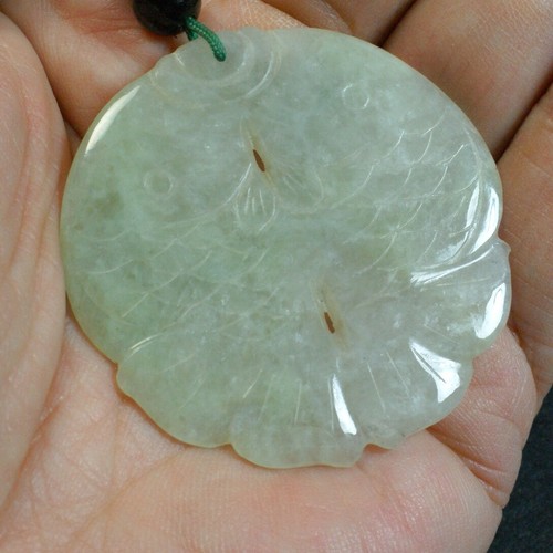 NICE CHINESE JADEITE JADE PENDANT - EXCELLENT CONDITION - Picture 4 of 10