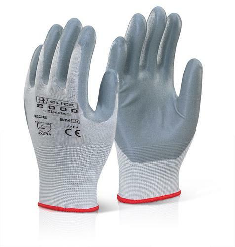 Click 2000 Nitrile Foam Poly Glove - Size 8/ Medium - Pack of 10 - Picture 1 of 1
