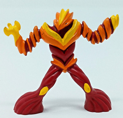 Gormiti Nightmare of Fire 1.75'' Figure # 7 red yellow orange Giochi Preziosi