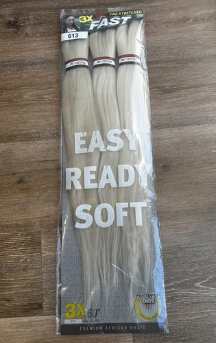 Zury Sis Hollywood Pre-stretched Braid 3X Feathered Ends Blonde 613 AU