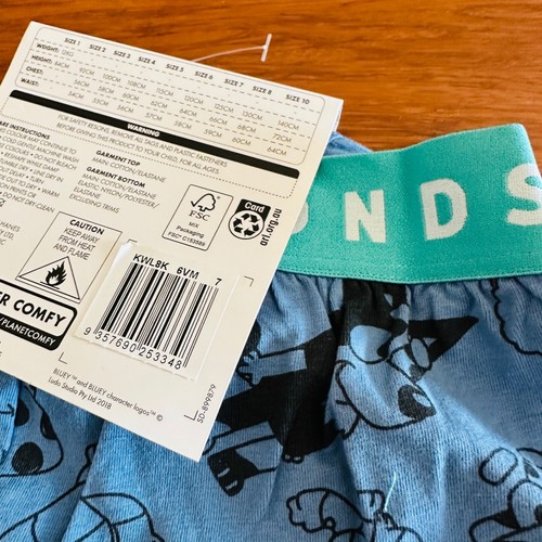 Bonds Bluey Friends Coco Mackenzie Short Sleeve Pyjamas PJ Sleep Set Size 7 BNWT - Picture 3 of 3