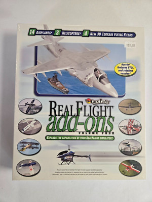 Great Planes RealFlight Add-ons Volume 4 Software Simulator New in Box