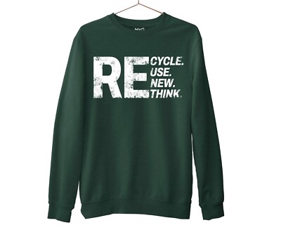 Recycle Reuse Aktivist Sweatshirt Save Planet Earth Umweltschützer Pullover Geschenk