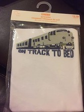 NWT GYMBOREE BOYS 12-18 M GYMMIES ON TRACK TO BED SHORTIE COTTON PAJAMA SET