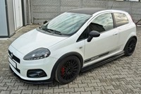 Cup Spoilerlippe Schwarz Fiat Grande Punto Abarth Lippe Spoiler Diffusor Schwert
