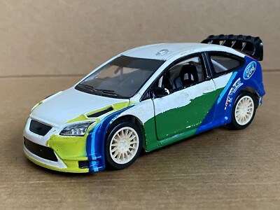 Burago Ford Focus WRC 2000 #12 - Miniature 1/18, Occasion, Boîte Incluse