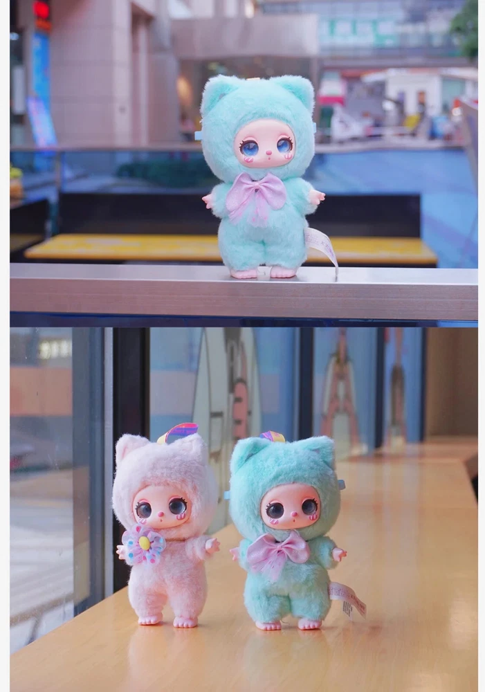 LIILA TOYS LIILA'S Lucky CAT Plush Toy Designer Figure Single Blind Box H16CM