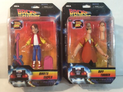 TWO (2) Back To The Future 35th Anniversary Figures by NECA, Marty