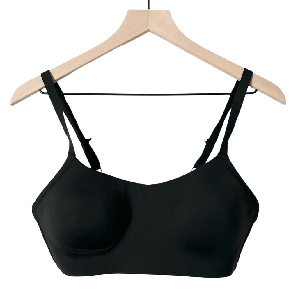 Knix The One&Only Scoop Bra Black Size L Lightly Lined Adjustable Straps  