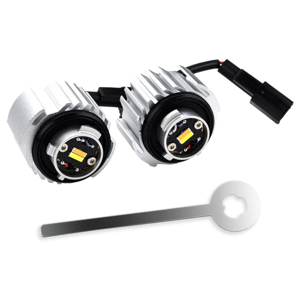 For Honda Civic Accord Ridgeline CR-V Yellow/White L1B LED Front Fog Light Bulbs - Изображение 4 из 4