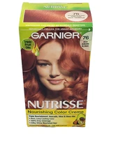 NEW Garnier Nutrisse Nourishing Color Creme Haircolor 76 Rich Auburn Blonde