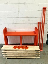 SCAFFOLD TOWER 4' X 4'   DIY   14ft WORKING HEIGHT, PPC SAFETY ORANGE TOWERS