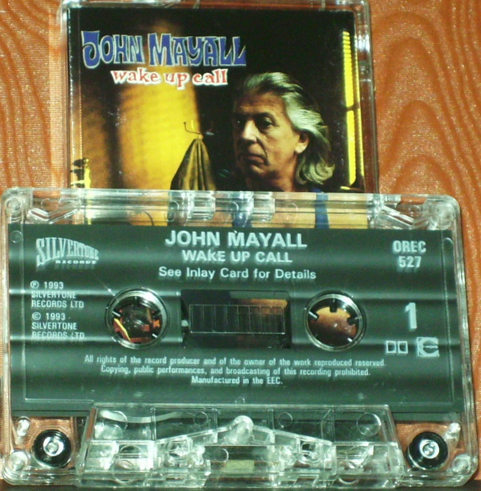 JOHN MAYALL WAKE UP CALL CASSETTE ALBUM BLUES ROCK Buddy Guy Mavis Staples  - Image 2 of 4