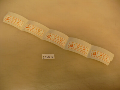 Overland/MS Models Stickers blue #250-3 pkg.5