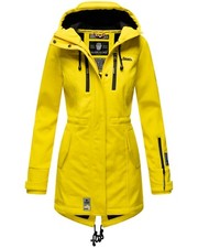 Marikoo Zimtzicke Damen Softshell Outdoor Jacke Übergangs Funktions Regen Mantel