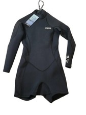 Size 8 MWTA Wetsuit Kids and Youth 2/2 Neoprene Shorty Long Sleeve Navy New