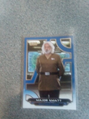 Major Ematt Topps Star Wars Galactic Files Blue # Tf A 21