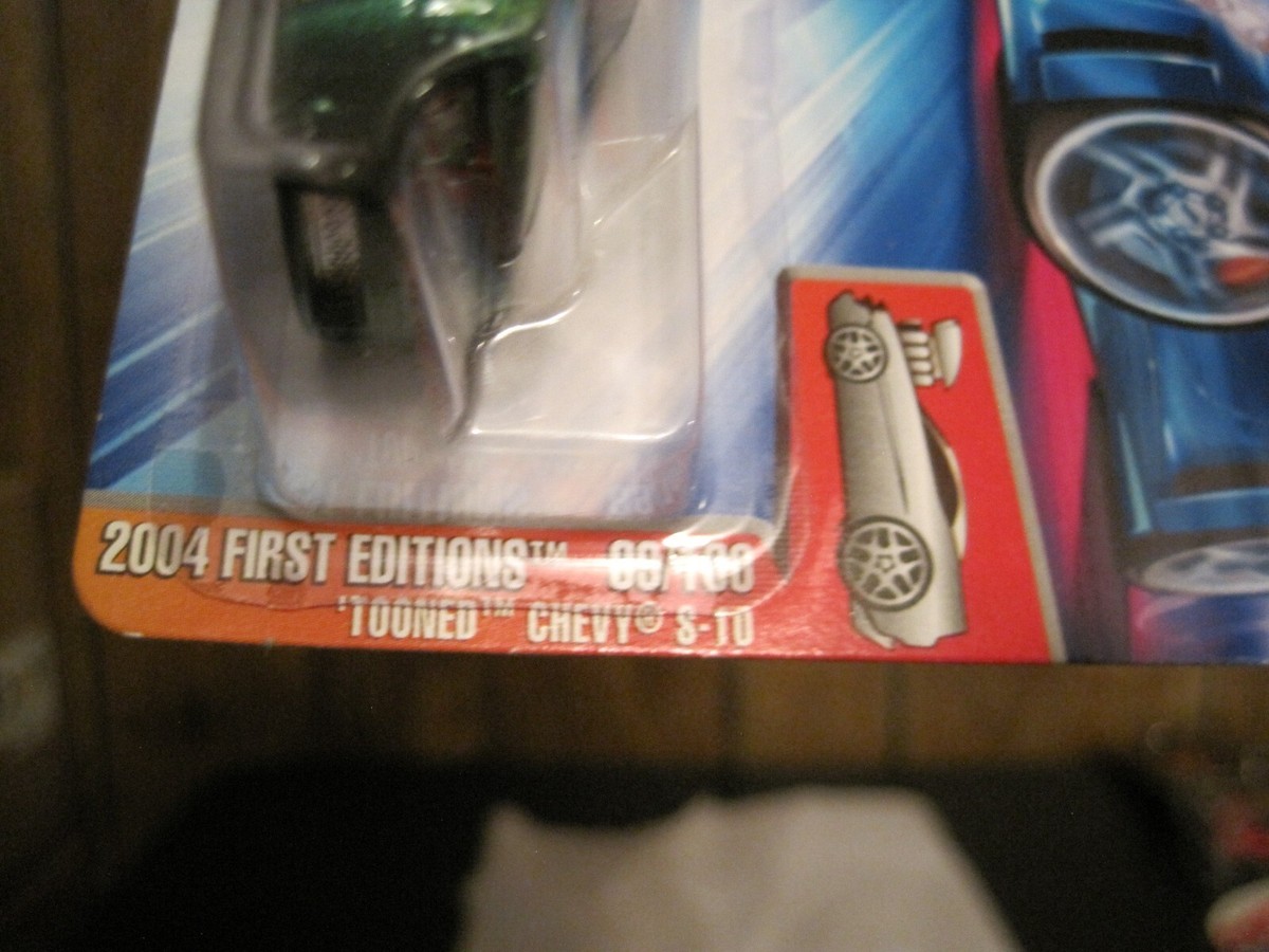2003 HOT WHEELS 2004 FIRST EDITIONS TOONED CHEVY S-10 COLLECTOR