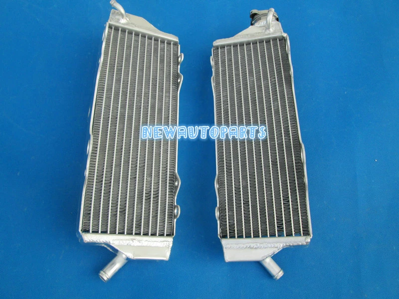 Radiador de aluminio rojo + manguera para Husqvarna TC250 TE 250 TE450 TC450/510 2003-2009 Foto 4 de 4