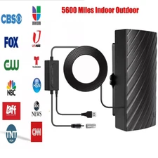 5600 Miles Digital TV Antenna Indoor HDTV Amplified Signal Booster 4K HD 1080P