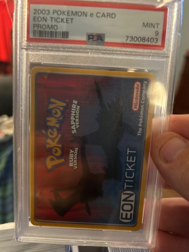 2003 Eon Ticket Pokemon Ruby Sapphire E Reader Card Authentic PSA 