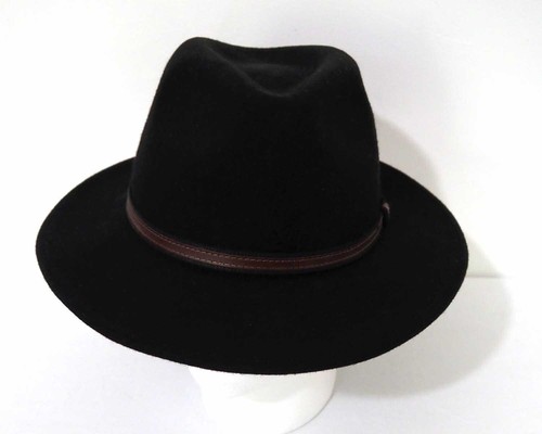 Lodenhut Herren Filz Hut Grösse 60 Fedora Schurwolle N064 - Bild 2 von 3