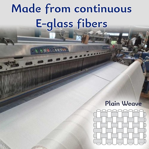 Fiberglass Woven Roving Cloth Plain Weave 6oz x 50" x 60 ft. (20 yd. Long) - Bild 3 von 7