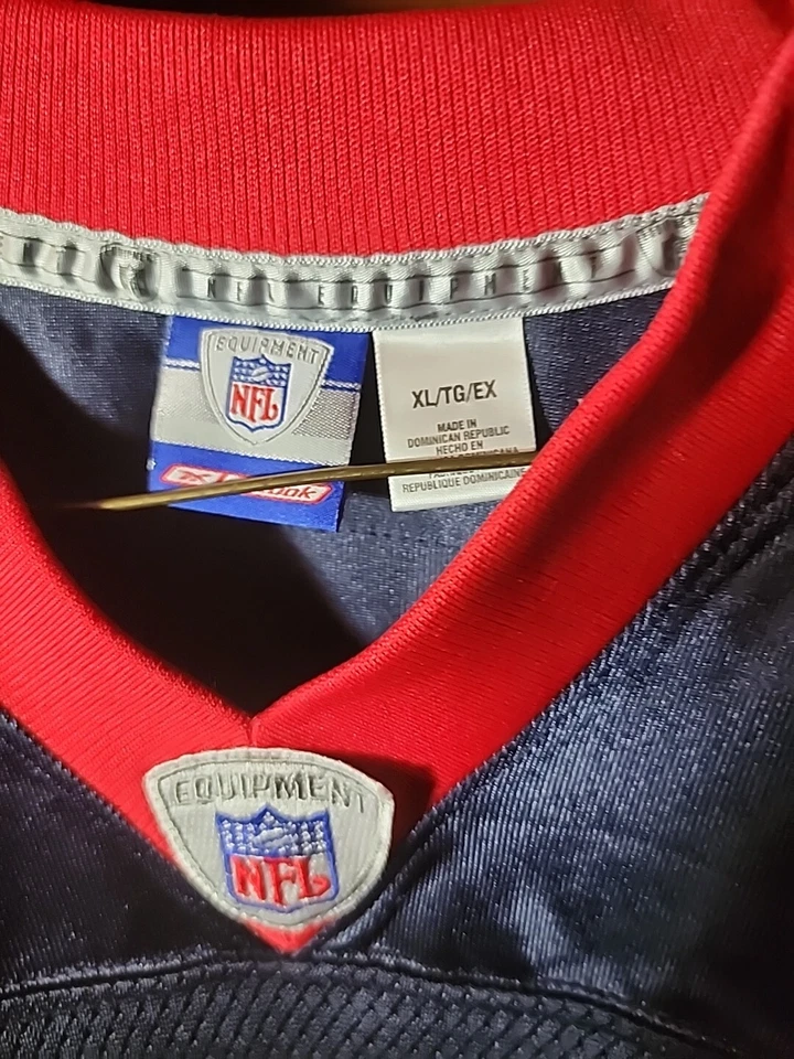 Camiseta deportiva vintage de los Houston Texans David Carr #8 Reebok On Field TALLA XLarge Foto 2 de 4