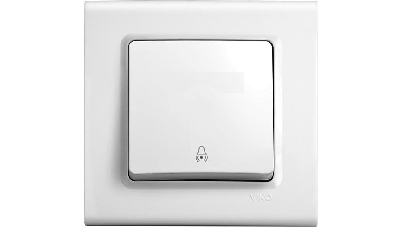 Linnera S Button With Bell Symbol, Color White / 91440006 /T2UK