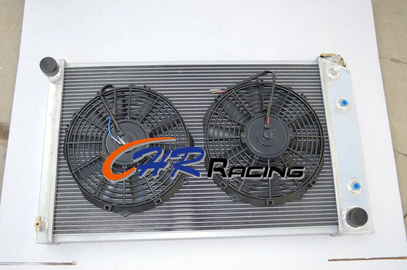 Radiador y ventilador para Chevy Camaro 70-81/75-79 Nova/70-87 Chevrolet/BUICK REGAL/K20 Foto 2 de 4