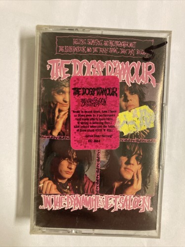 Dogs D'Amour In The Dynamite Saloon (Kassette) Neu Versiegelt Hype Aufkleber
