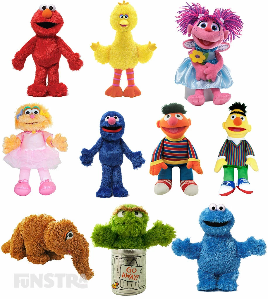 Sesame Street Toys, Sesame Street Plush Soft Toy Elmo Abby Bert Ernie Big  Bird