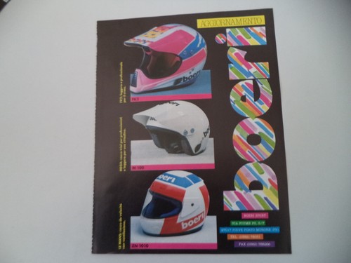 advertising Pubblicità 1991 CASCO HELMET BOERI FK2 CROSS/M 100/ZN 1010 |  eBay