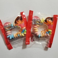 Dora The Explorer Candy Bracelet 2007 Nickelodeon Frankford Vintage