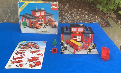 Lego 6382 Classic Legoland Town Feuerwehrstation Feuerwehr Karton & Bauanleitung