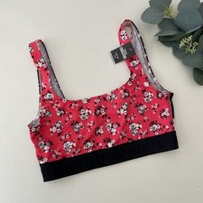 NWT PINK Victoria s Secret Red Floral Ultimate Sports Bra Small