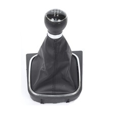 Fit For VW Golf Jetta MK5 Rabbit MK6 Car 5 Speed Gear Shift Knob with Boot Cover