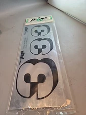 BoLink Vintage Stock Car Number 2 Strips Of Three Numbers 