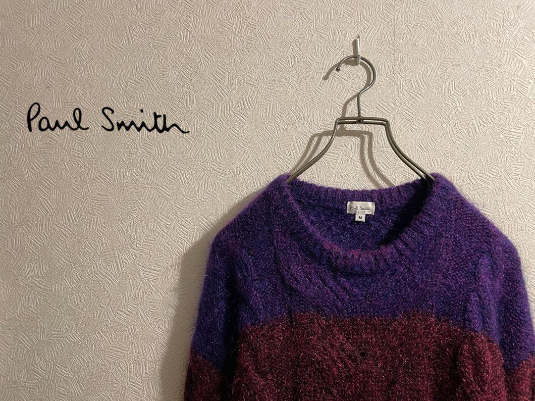 トップス Paul Smith Border Mohair Knit Paul Smith First Line Rainbow Mohair Knit Women's Size M From