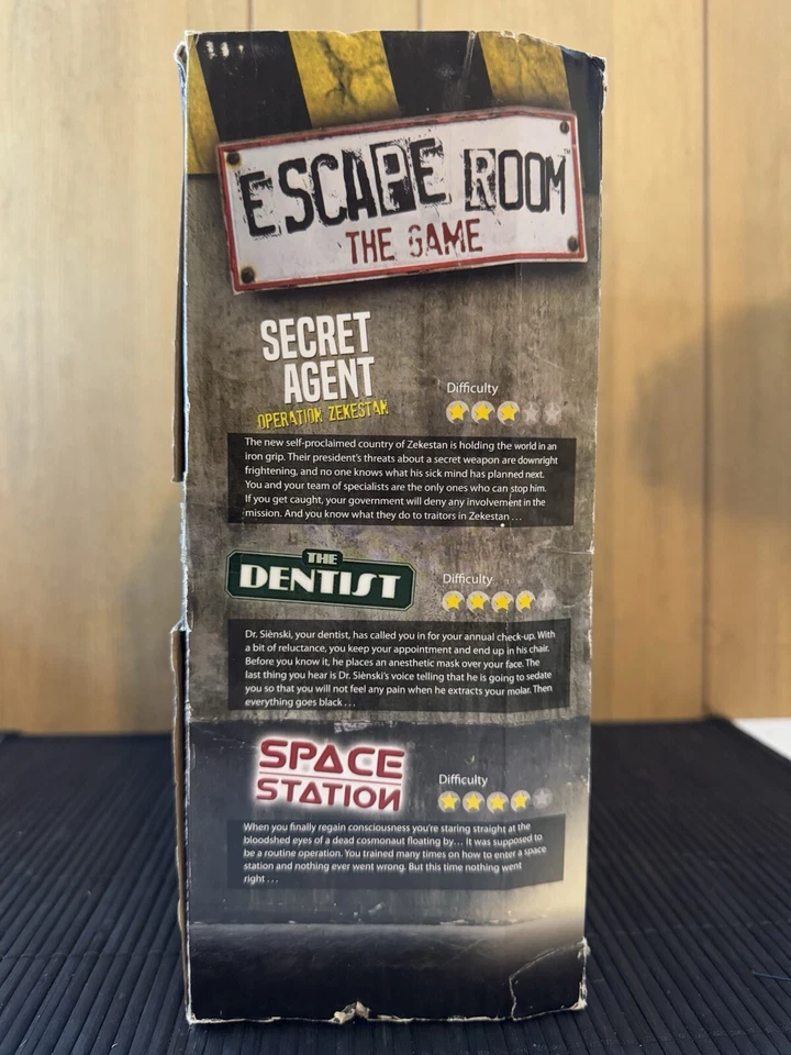 Escape Room The Game 3 Thrilling Rooms Secret Agent, Dentist, Space Station - Image 3 of 4