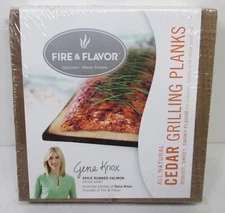 Gena Knox All Natural Cedar Grilling Planks - Lot Of 4 Square 6"X6” - New