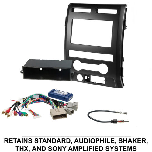 Harness Car Radio Stereo CD Player Dash Install Mounting Trim Bezel Panel Kit