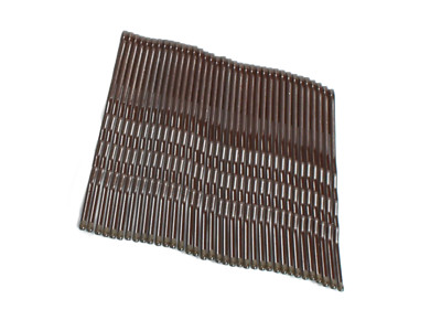 36 Pack Black Kirby Hair Grips / Bobby Pins - Waved Design For Secure Hold