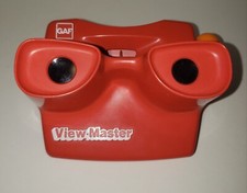 Vintage Red View-Master 3D Viewer Classic Toy Slide Viewer USA Plastic